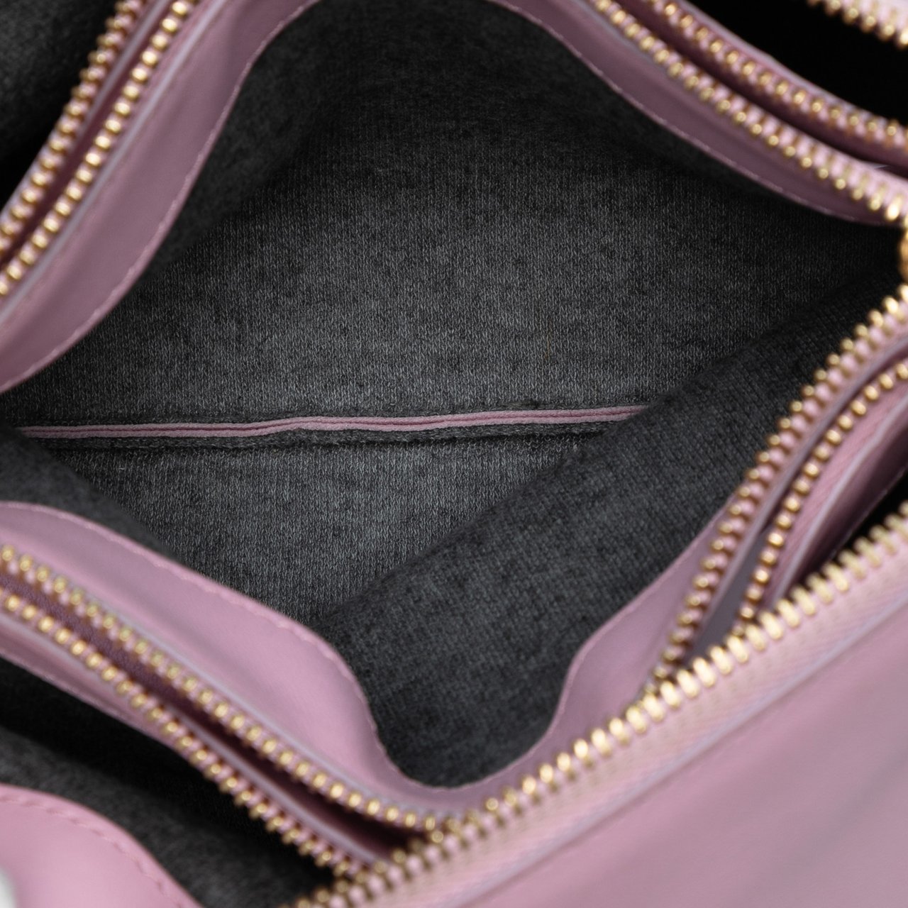 Celine Small Lambskin Trio Crossbody Roze