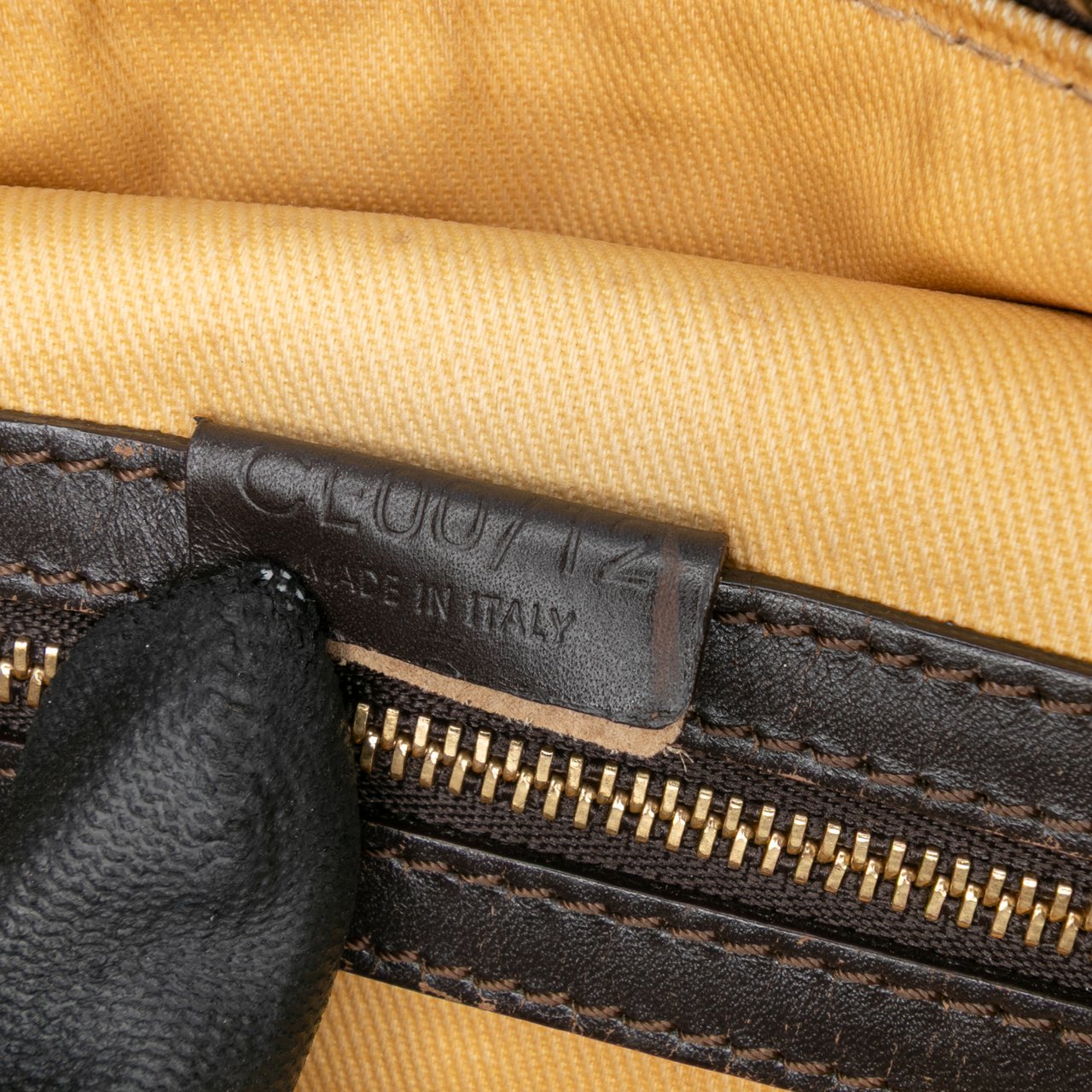 Celine C Macadam Canvas Shoulder Bag Bruin