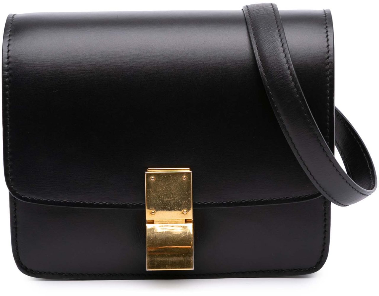 Celine Small Calfskin Classic Box Zwart