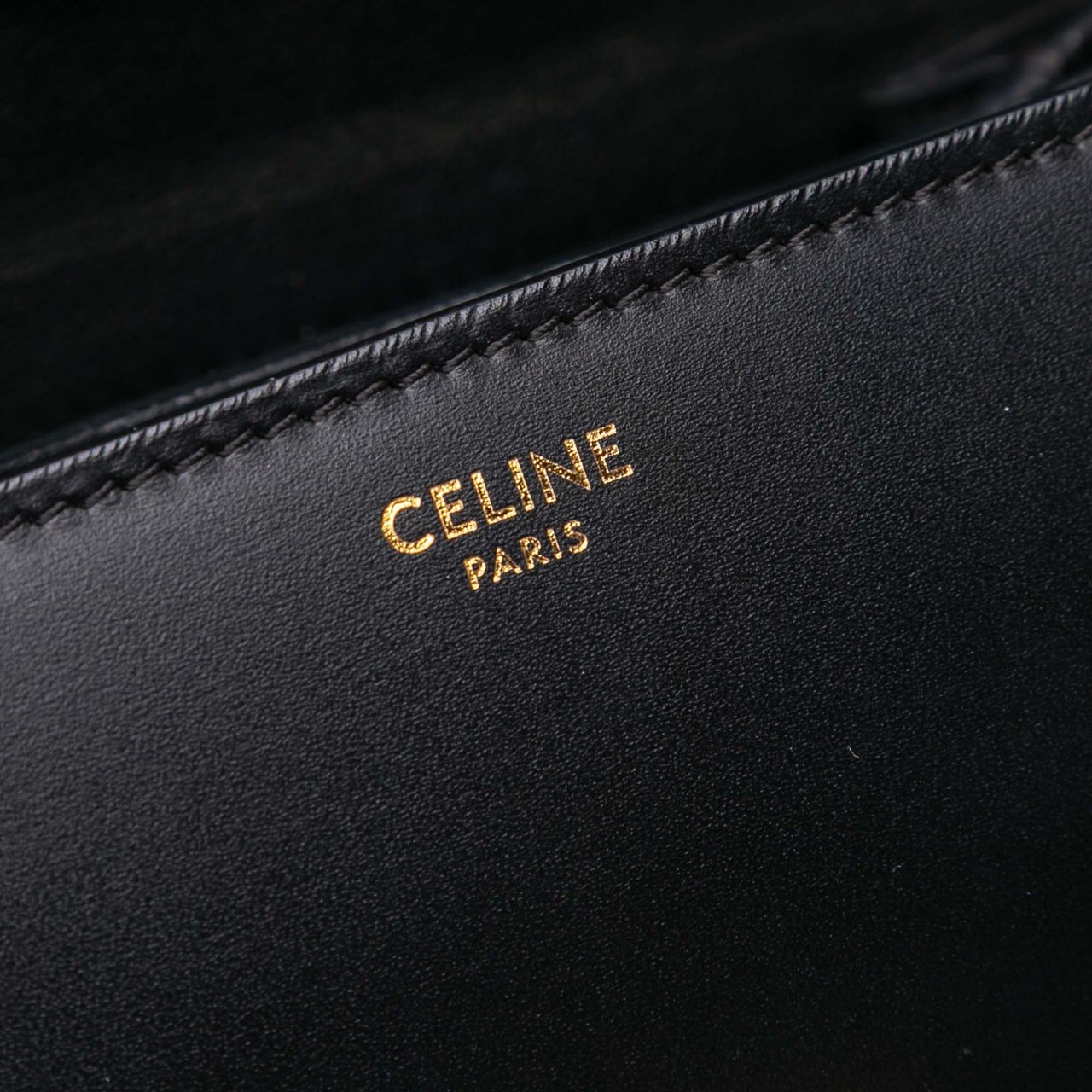 Celine Small Calfskin Classic Box Zwart
