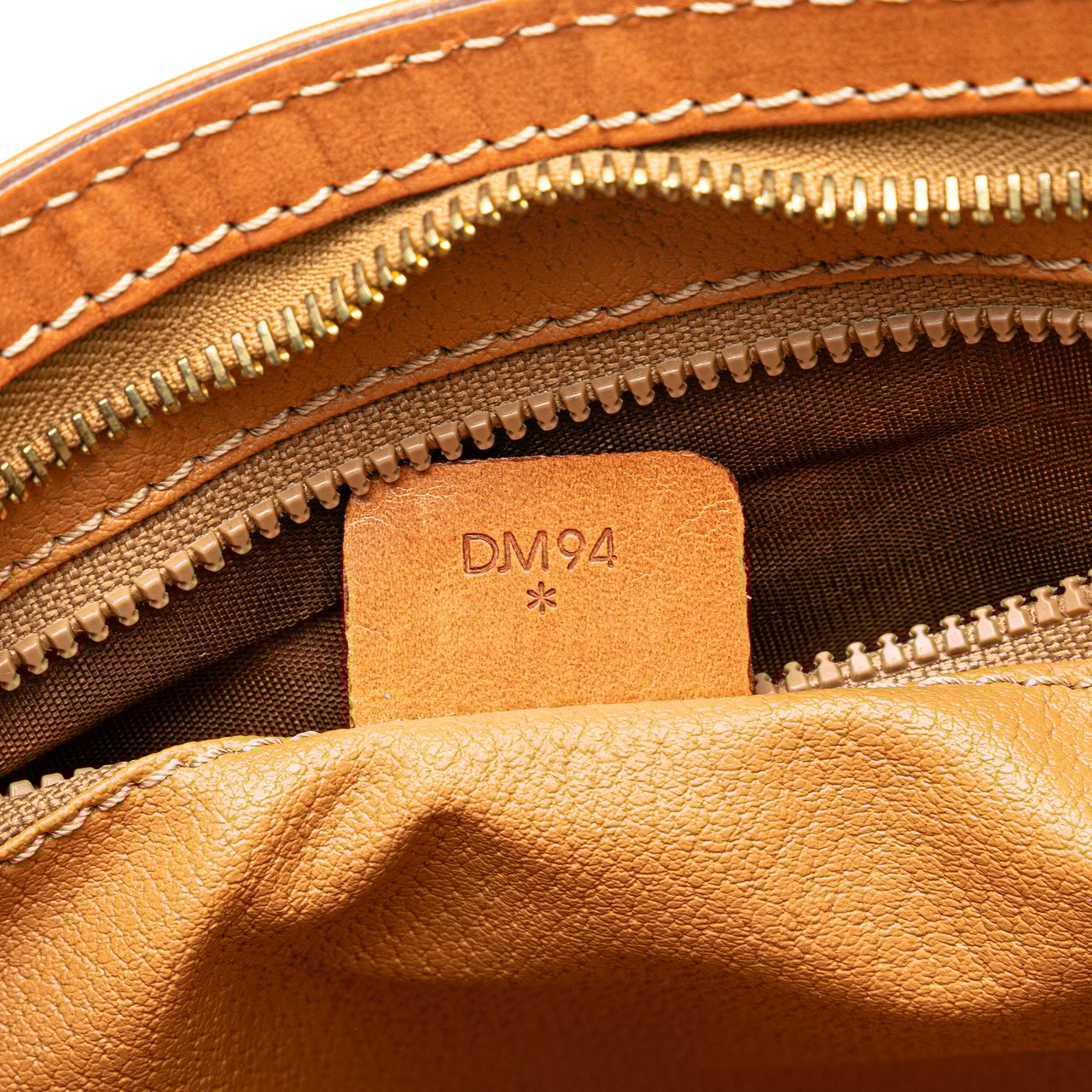 Celine Macadam Coated Canvas Clutch Bruin