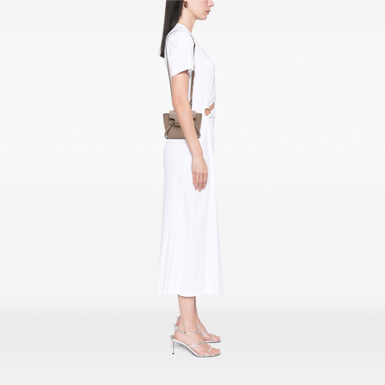 Celine Pico Grained Calfskin Belt Bag Bruin