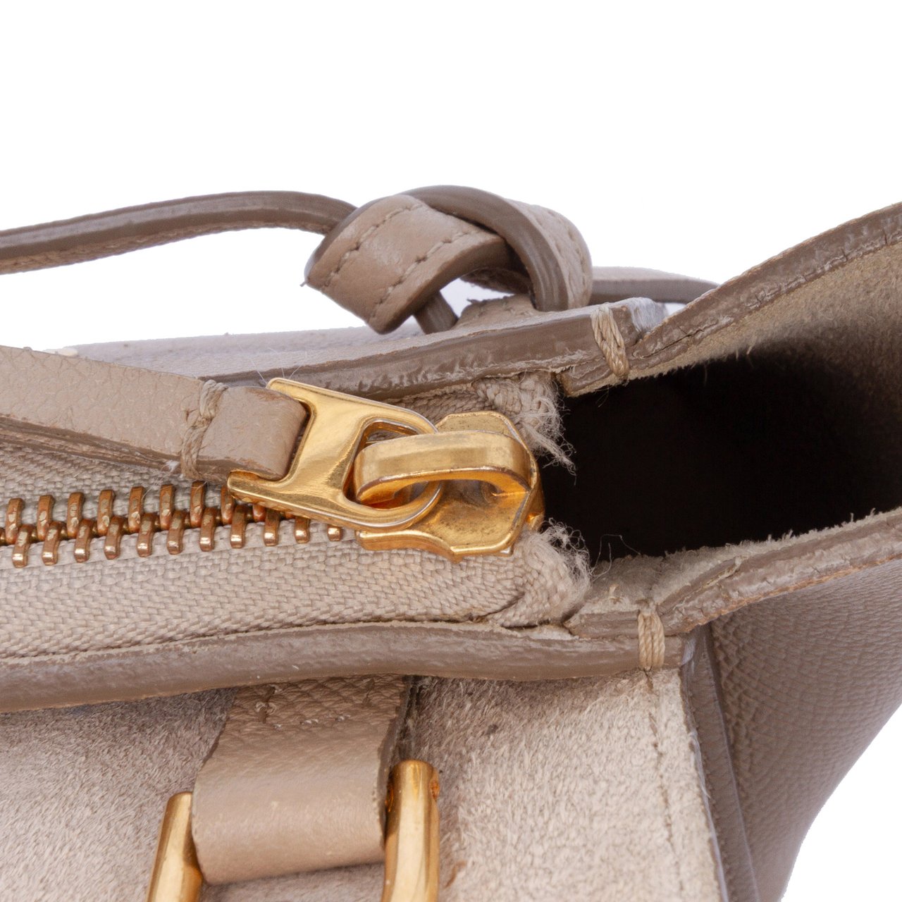 Celine Pico Grained Calfskin Belt Bag Bruin