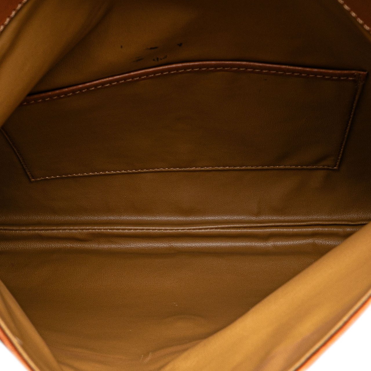 Celine Macadam Coated Canvas Clutch Bruin