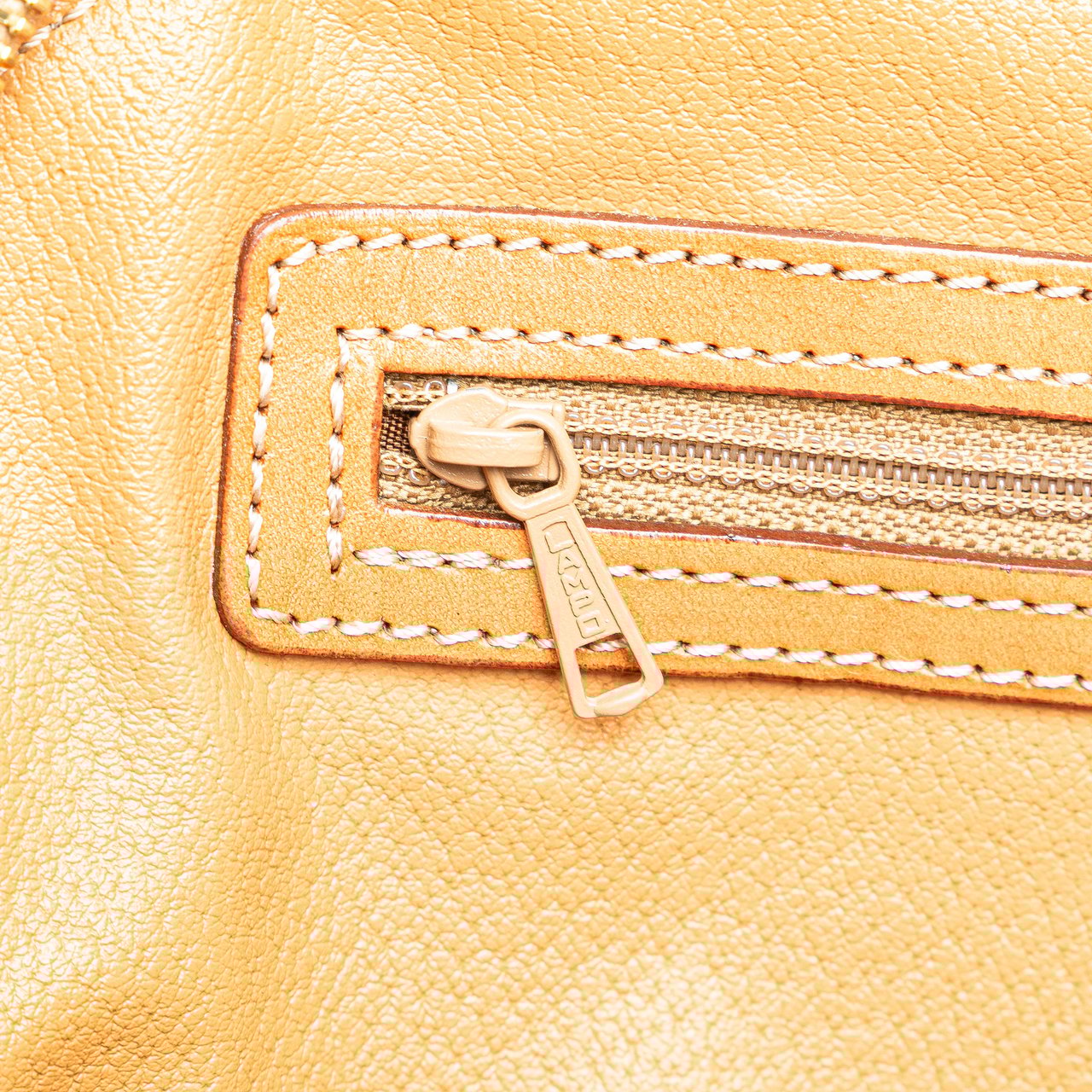 Celine Macadam Coated Canvas Dome Satchel Bruin