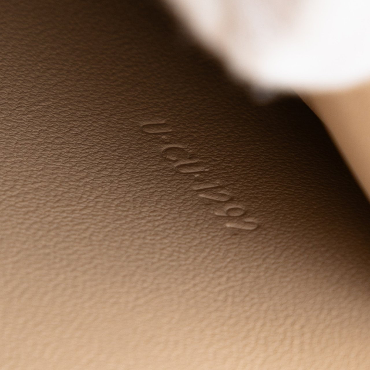 Celine Teen Shiny Calfskin Triomphe Besace Clea Chain Crossbody Bruin