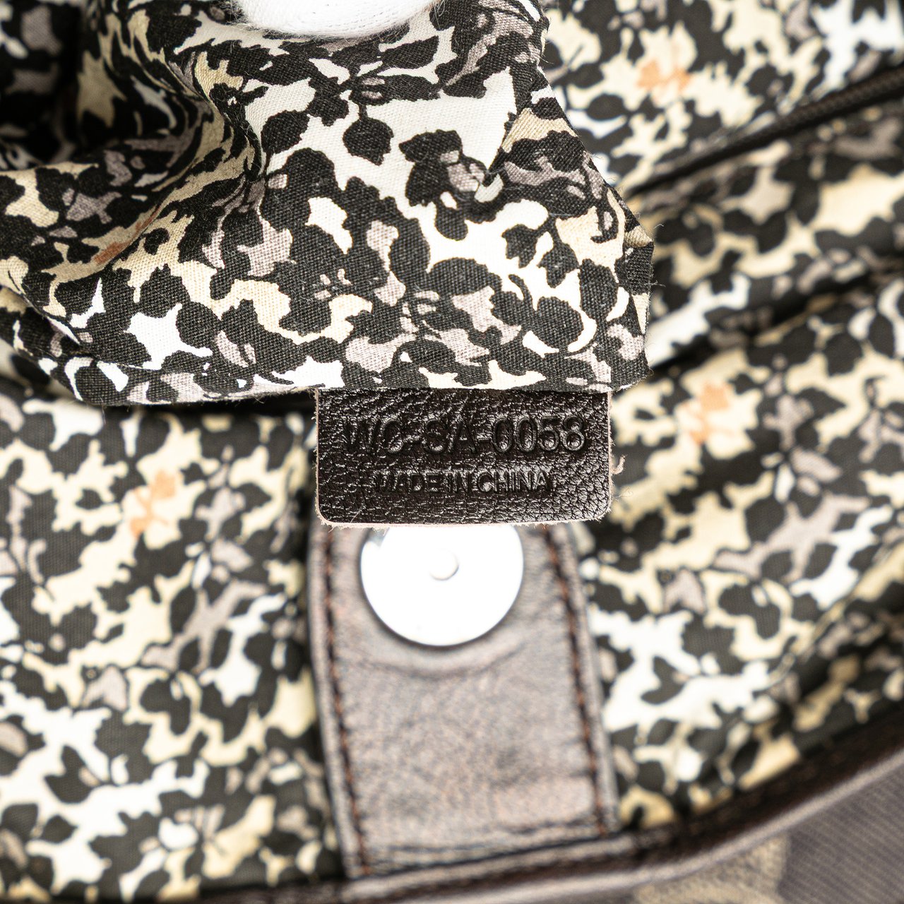 Celine Macadam Denim Tote Grijs