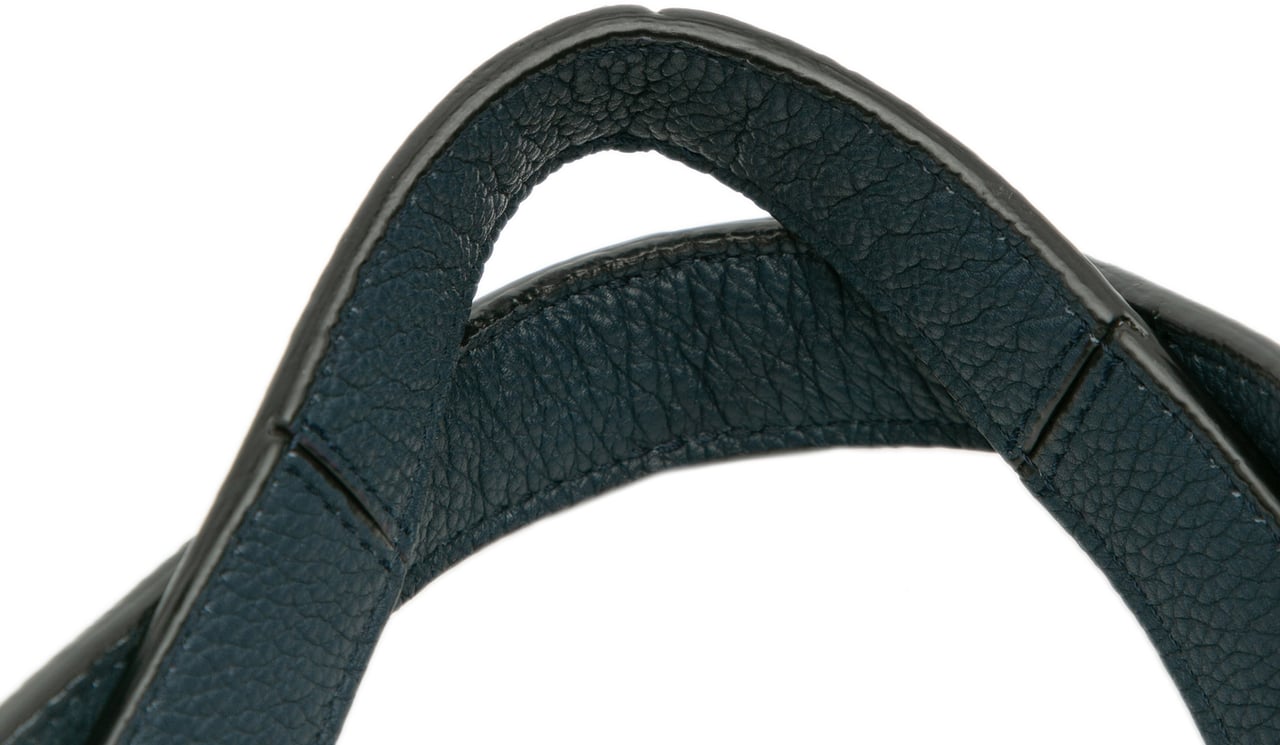 Celine Medium Calfskin Trifold Tote Blauw