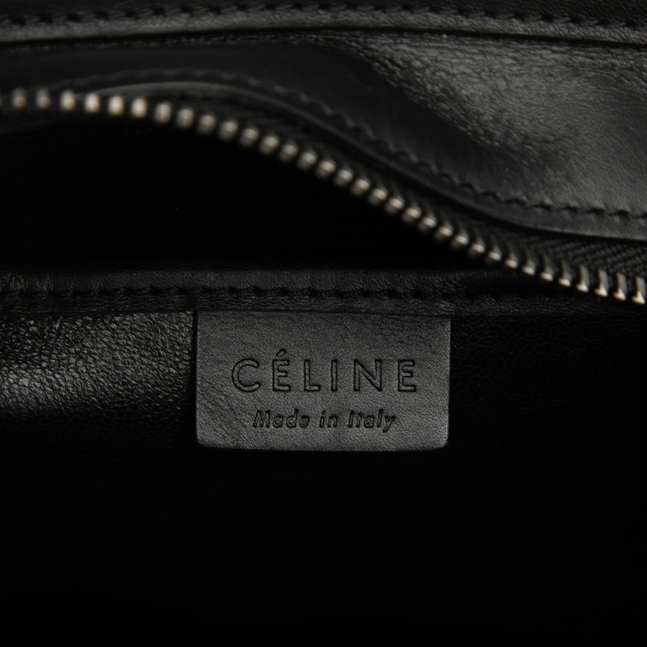Celine Nano Tricolor Nubuck and Drummed Calfskin Luggage Tote Bruin