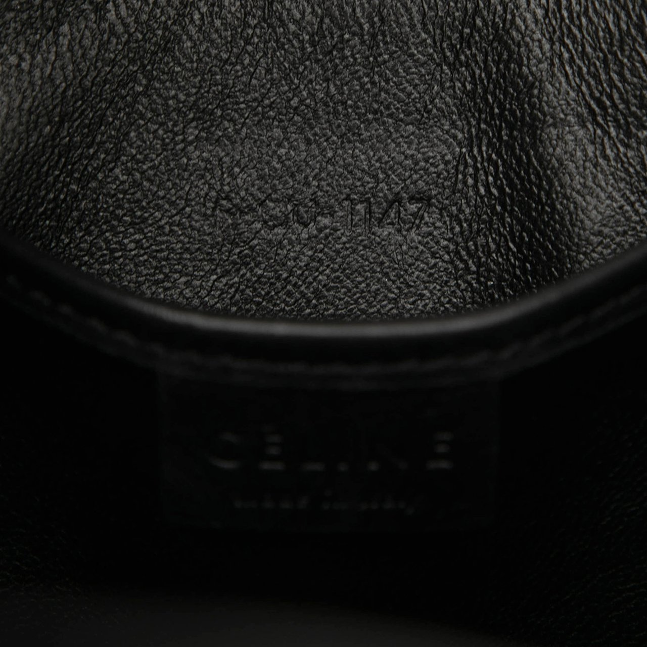 Celine Nano Tricolor Nubuck and Drummed Calfskin Luggage Tote Bruin