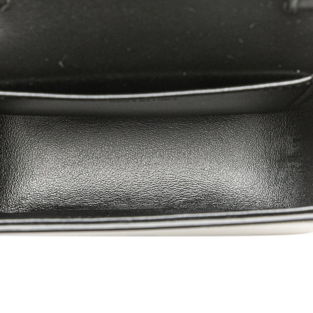 Celine Mini Shiny Calfskin Triomphe Crossbody Zwart