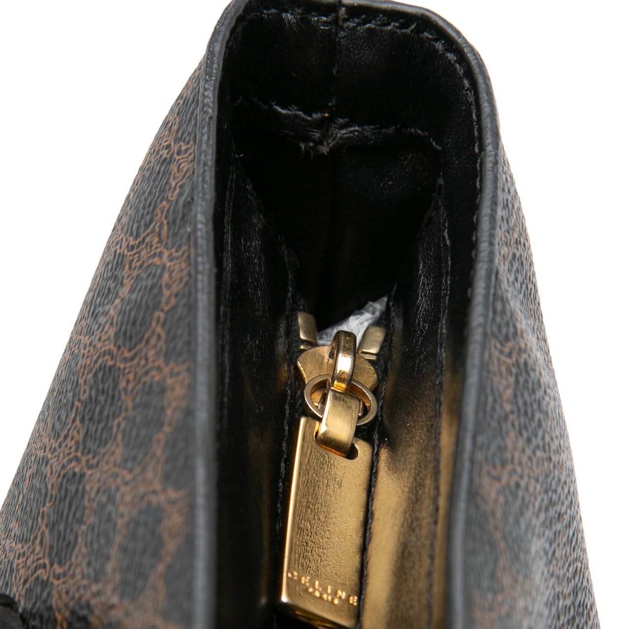 Celine Macadam Coated Canvas Tote Bruin