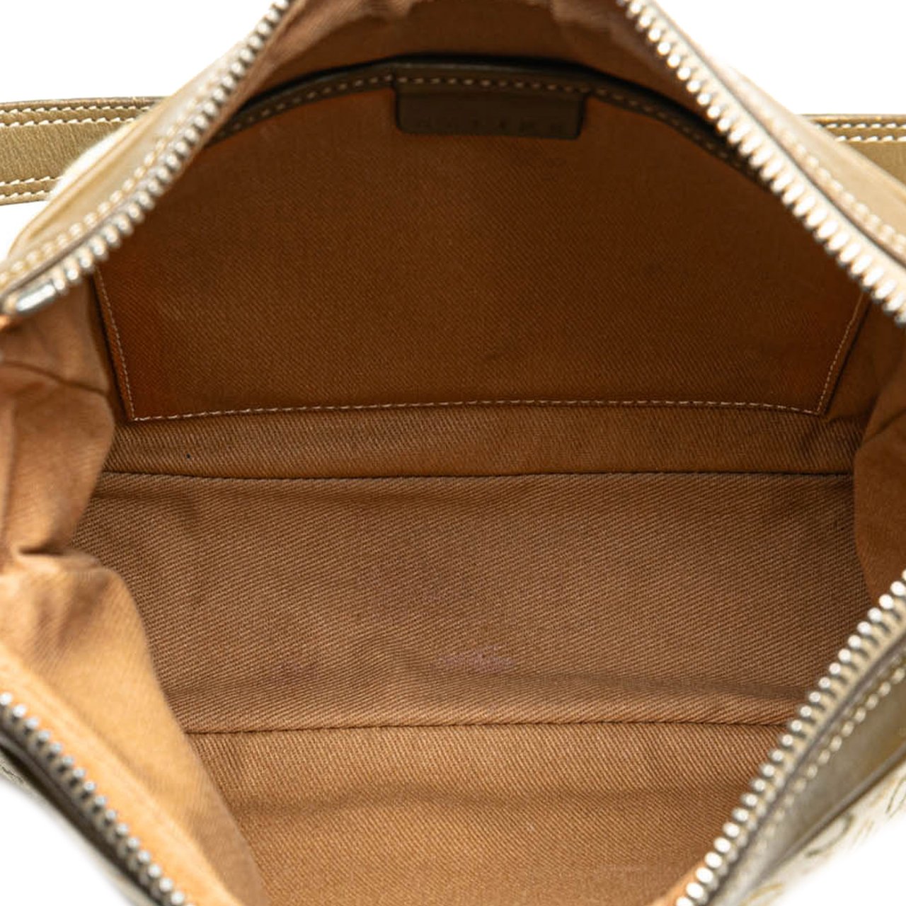 Celine C Macadam Canvas Shoulder Bag Bruin