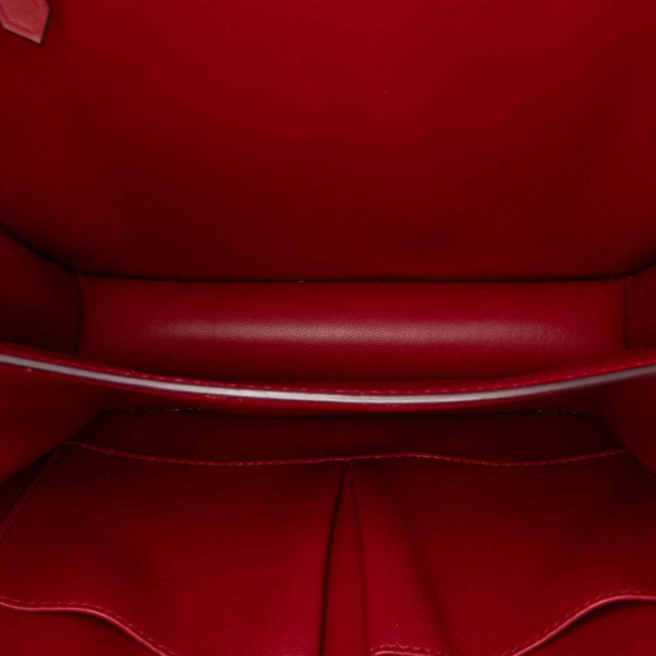Celine Medium Calfskin Classic Box Rood