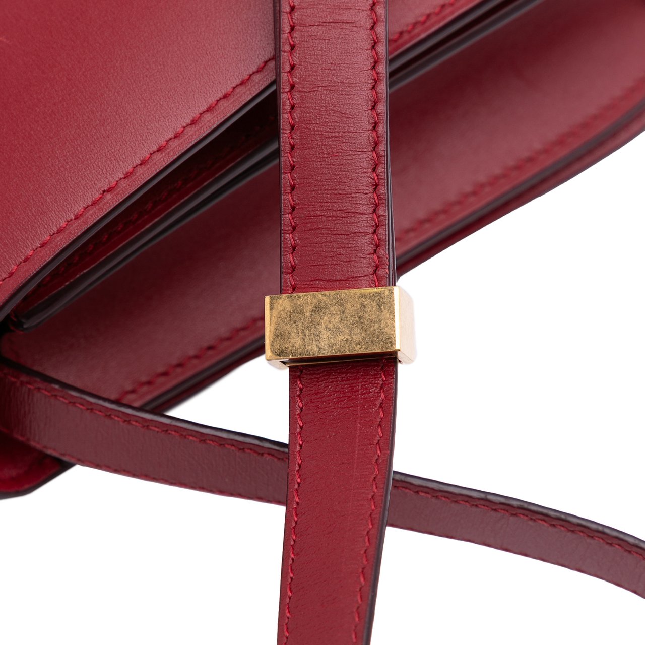 Celine Medium Calfskin Classic Box Rood