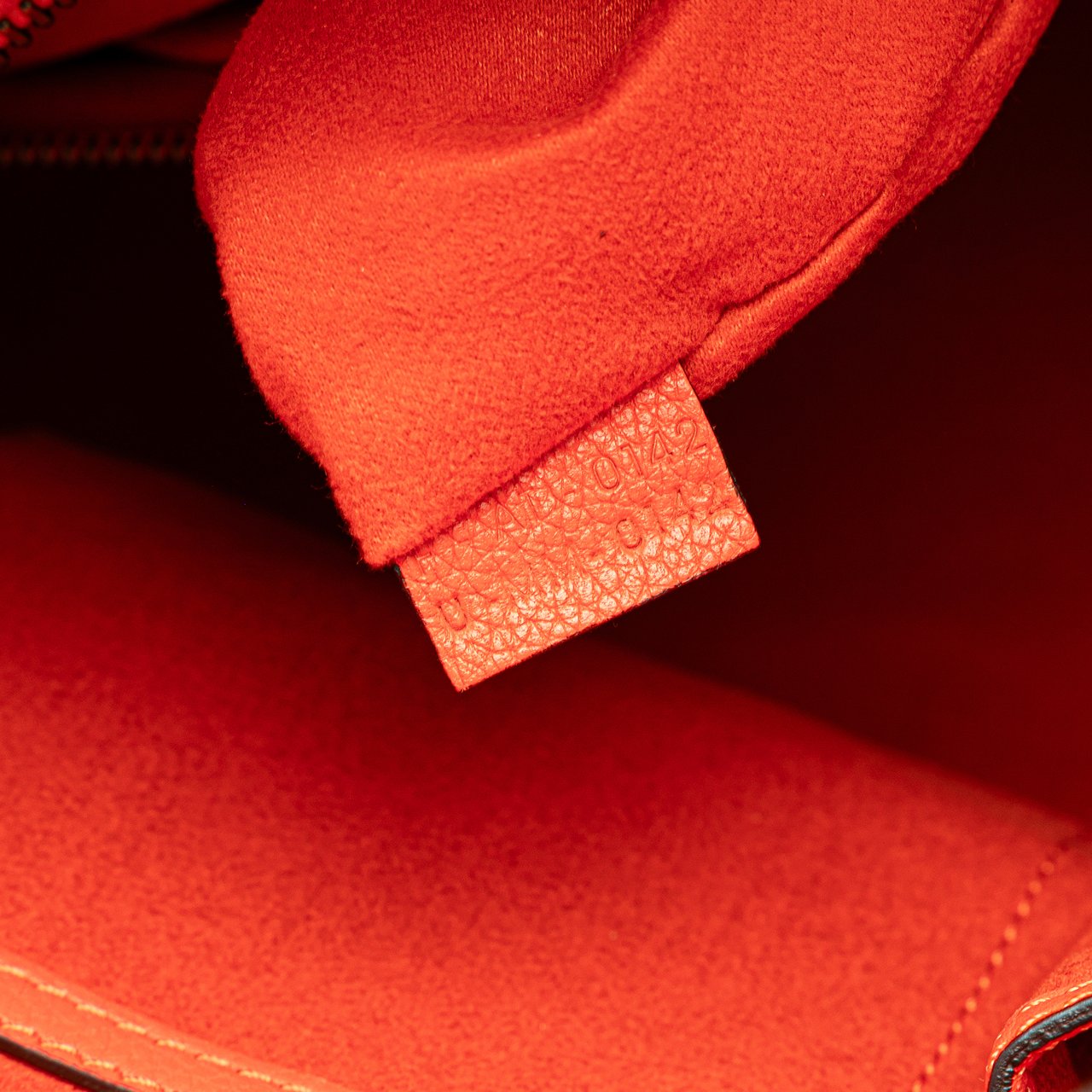 Celine Mini Leather Luggage Tote Oranje