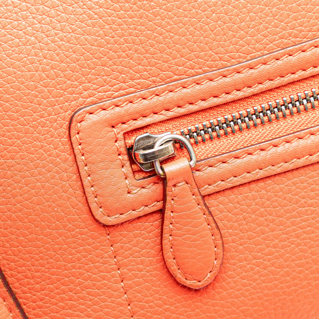 Celine Mini Leather Luggage Tote Oranje