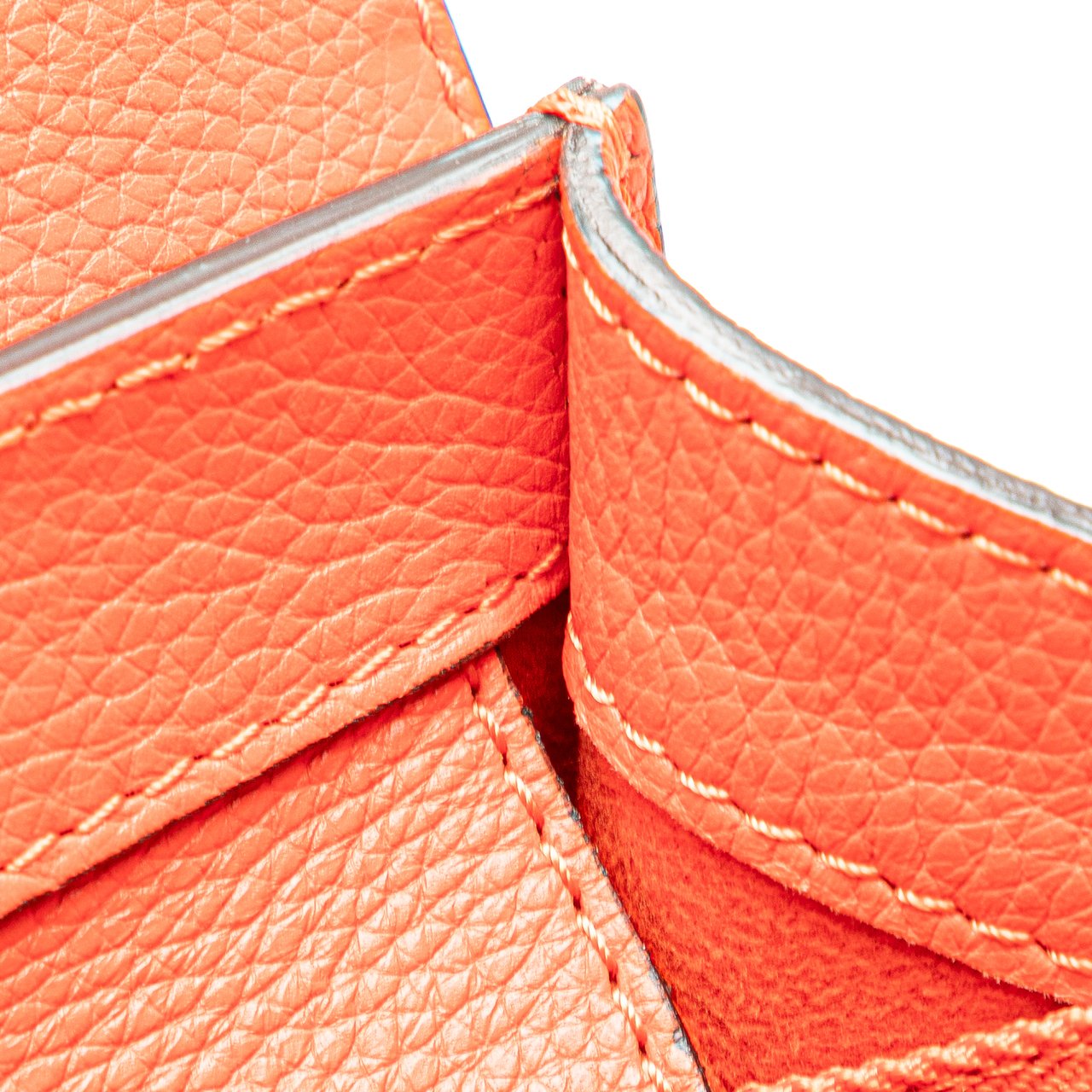 Celine Mini Leather Luggage Tote Oranje