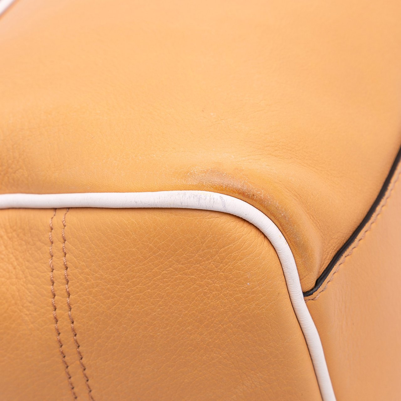 Celine Leather Boogie Handbag Bruin