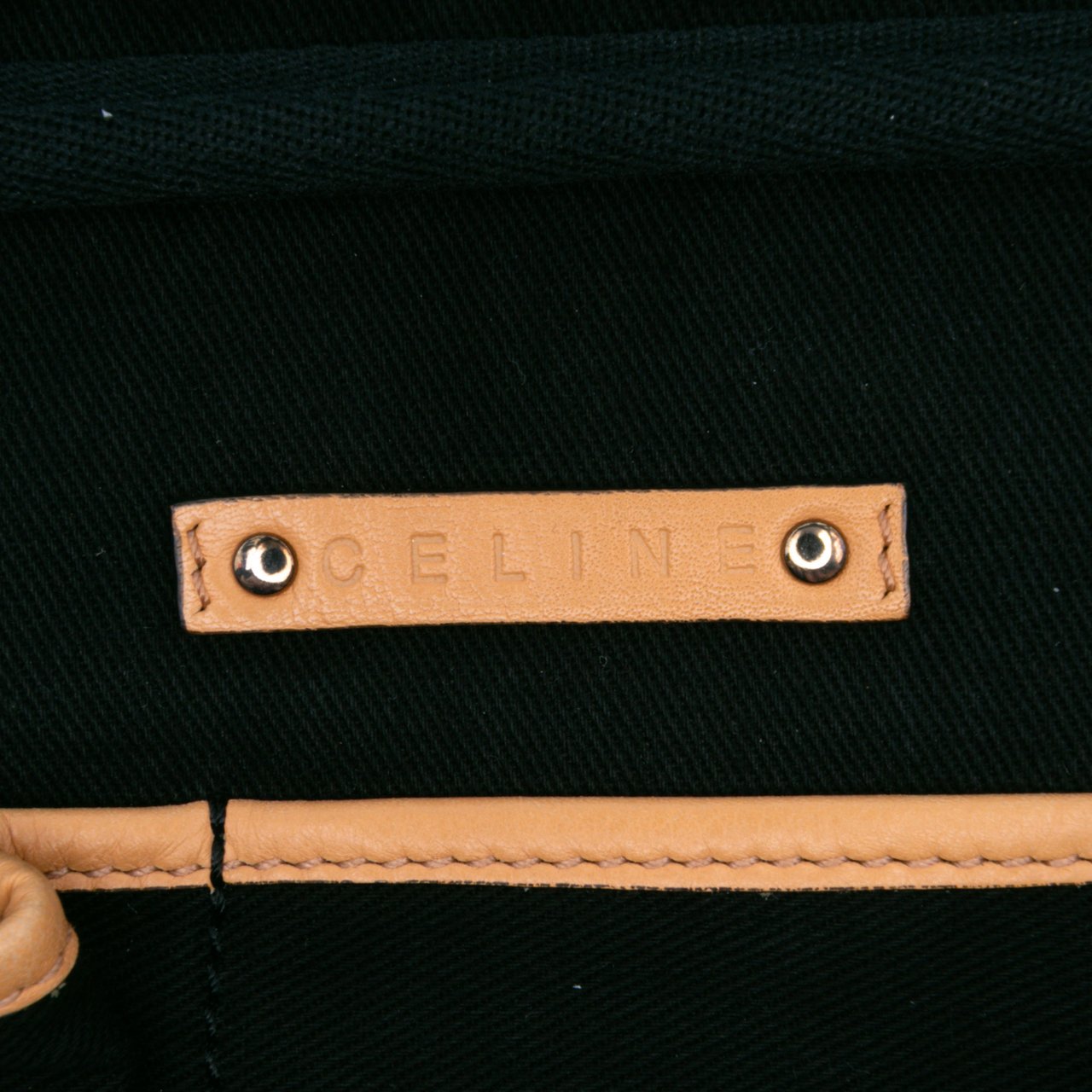 Celine Leather Boogie Handbag Bruin