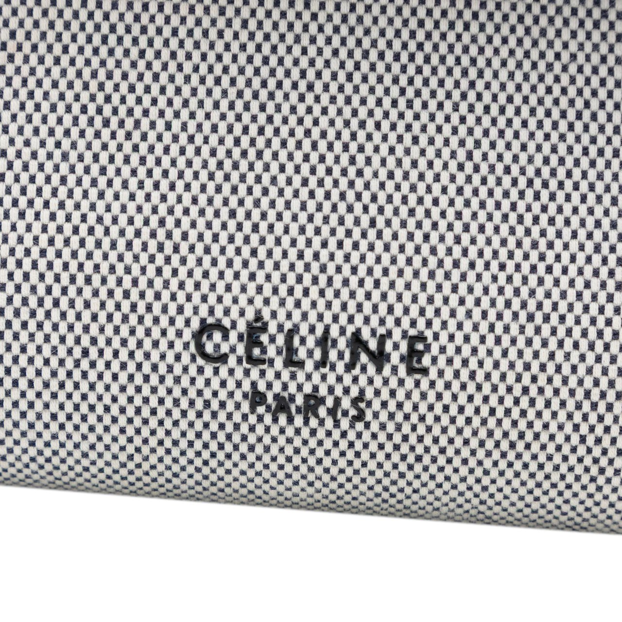 Celine Mini Canvas Belt Satchel Grijs