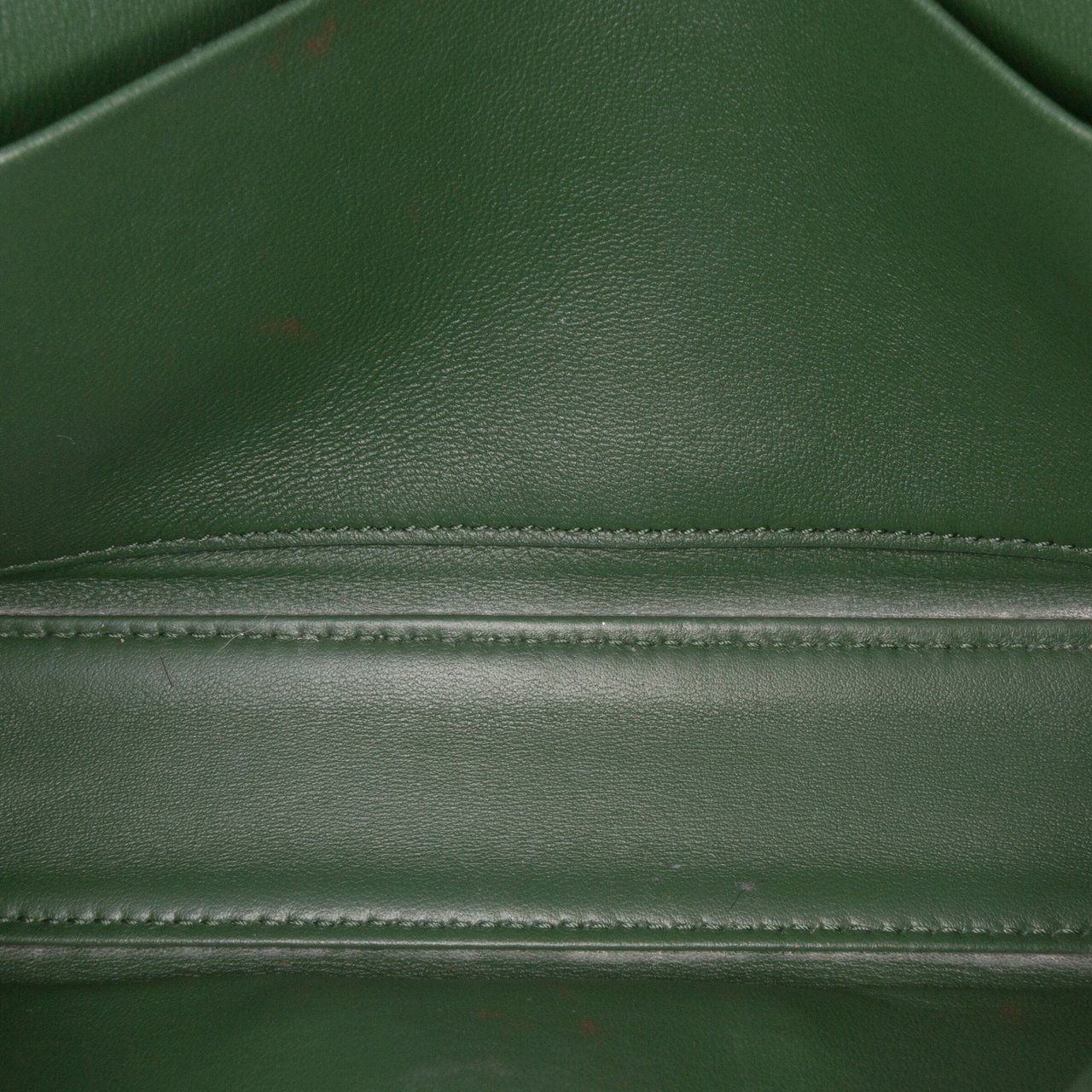 Celine Shiny Calfskin Claude Shoulder Bag Groen