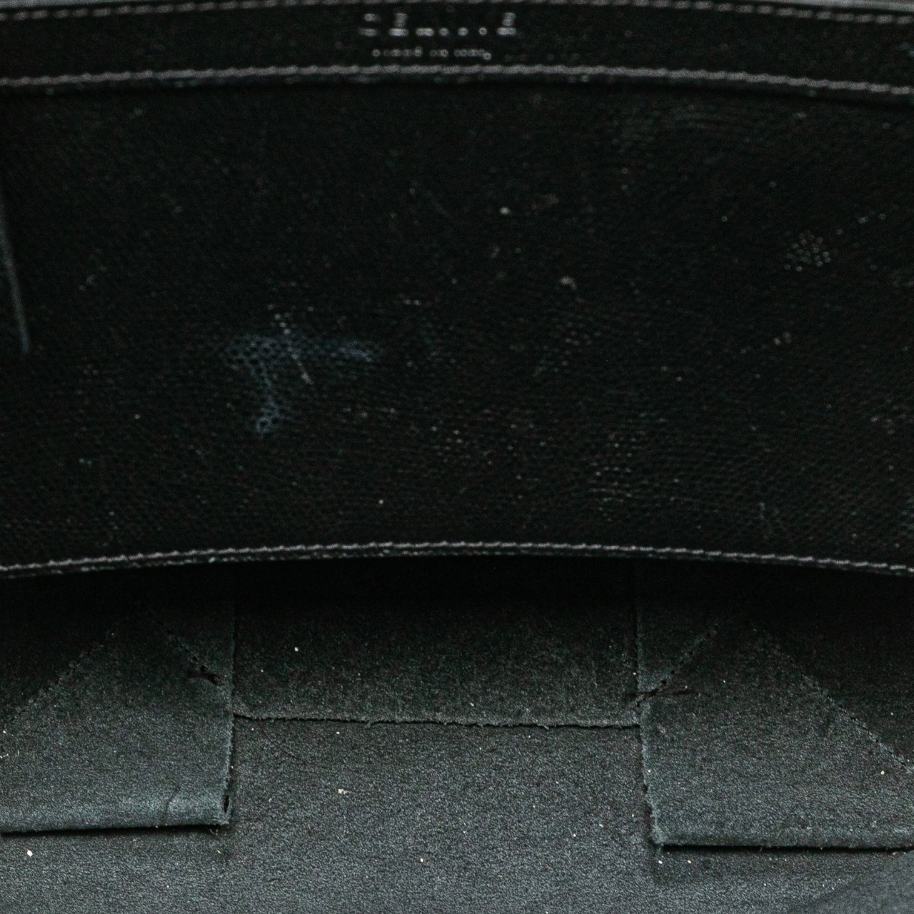 Celine Small Grained Calfskin Vertical Cabas Satchel Zwart