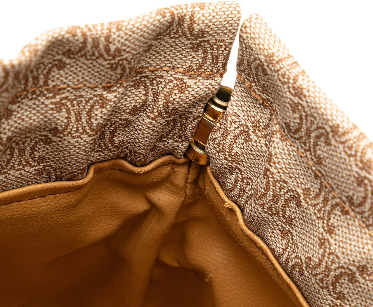 Celine Macadam Canvas Pouch Bruin