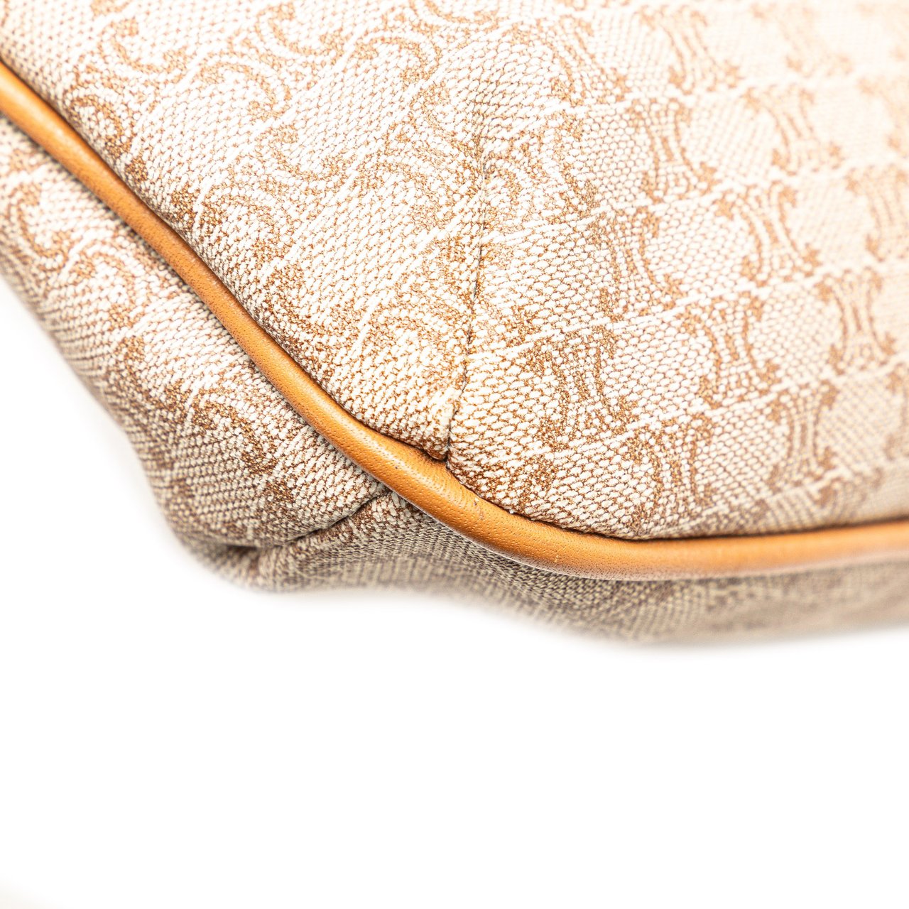 Celine Macadam Canvas Pouch Bruin