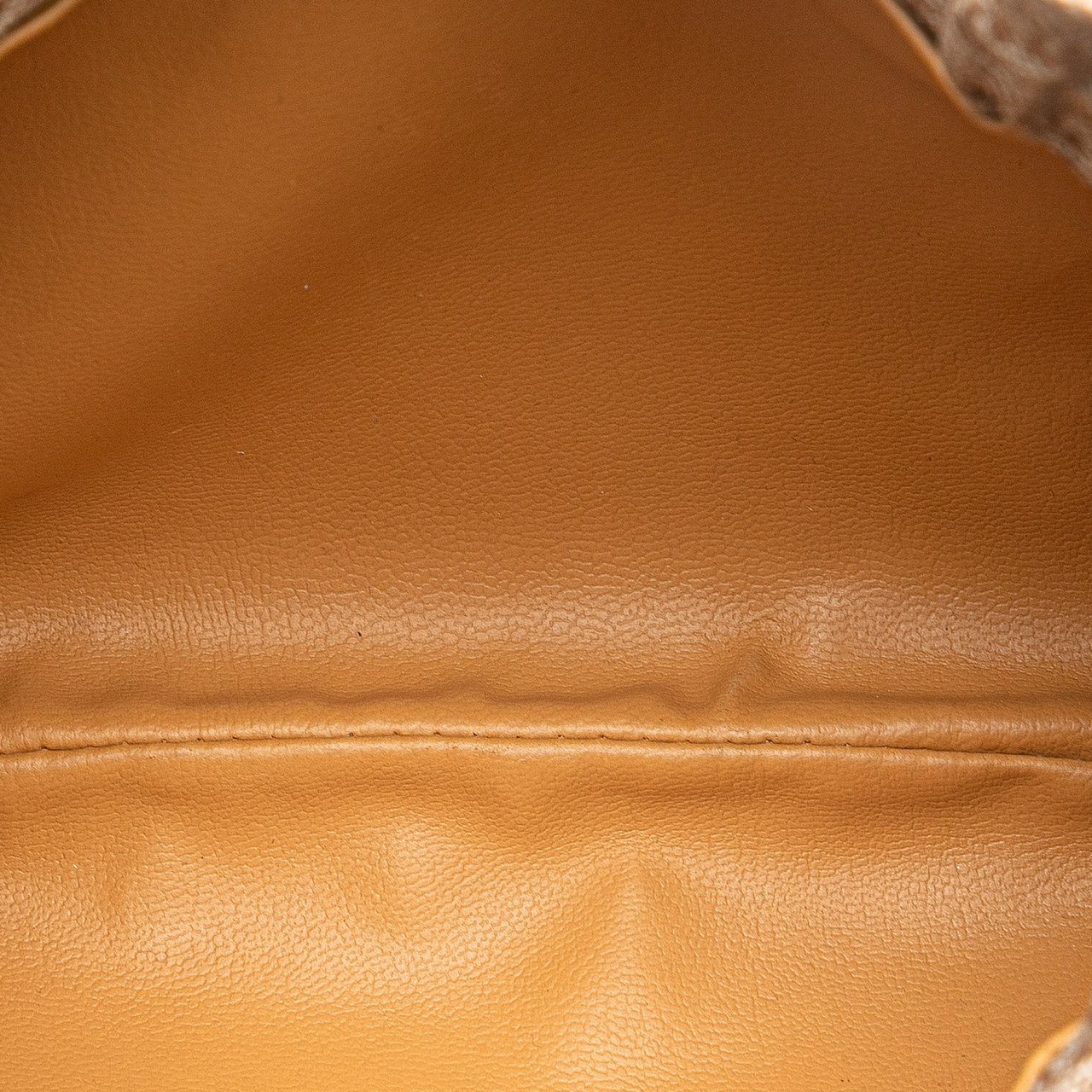 Celine Macadam Canvas Pouch Bruin