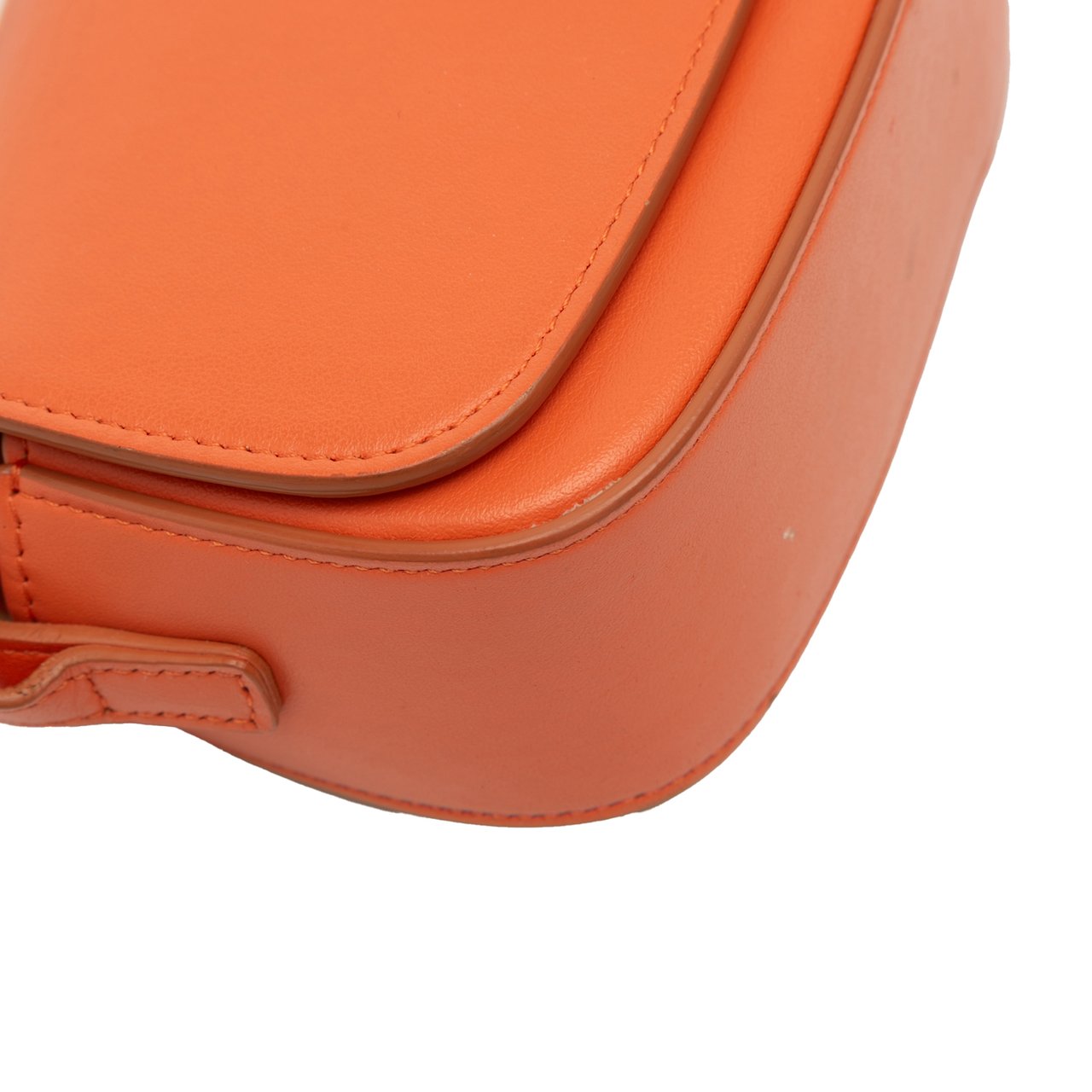 Celine Smooth Calfskin Tabou Clutch on Strap Oranje