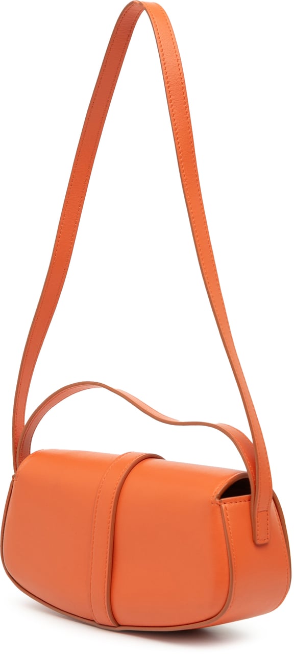 Celine Smooth Calfskin Tabou Clutch on Strap Oranje