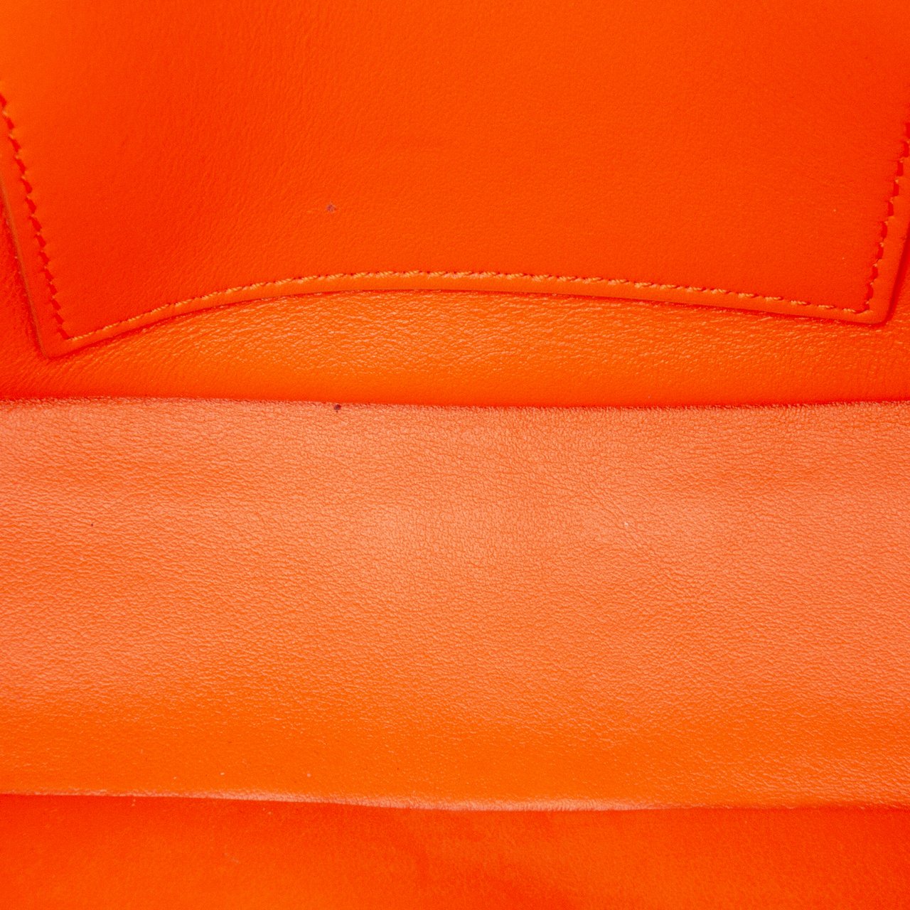 Celine Smooth Calfskin Tabou Clutch on Strap Oranje