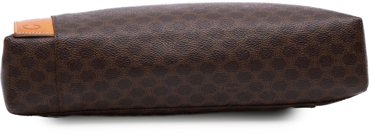 Celine Macadam Coated Canvas Tote Bruin