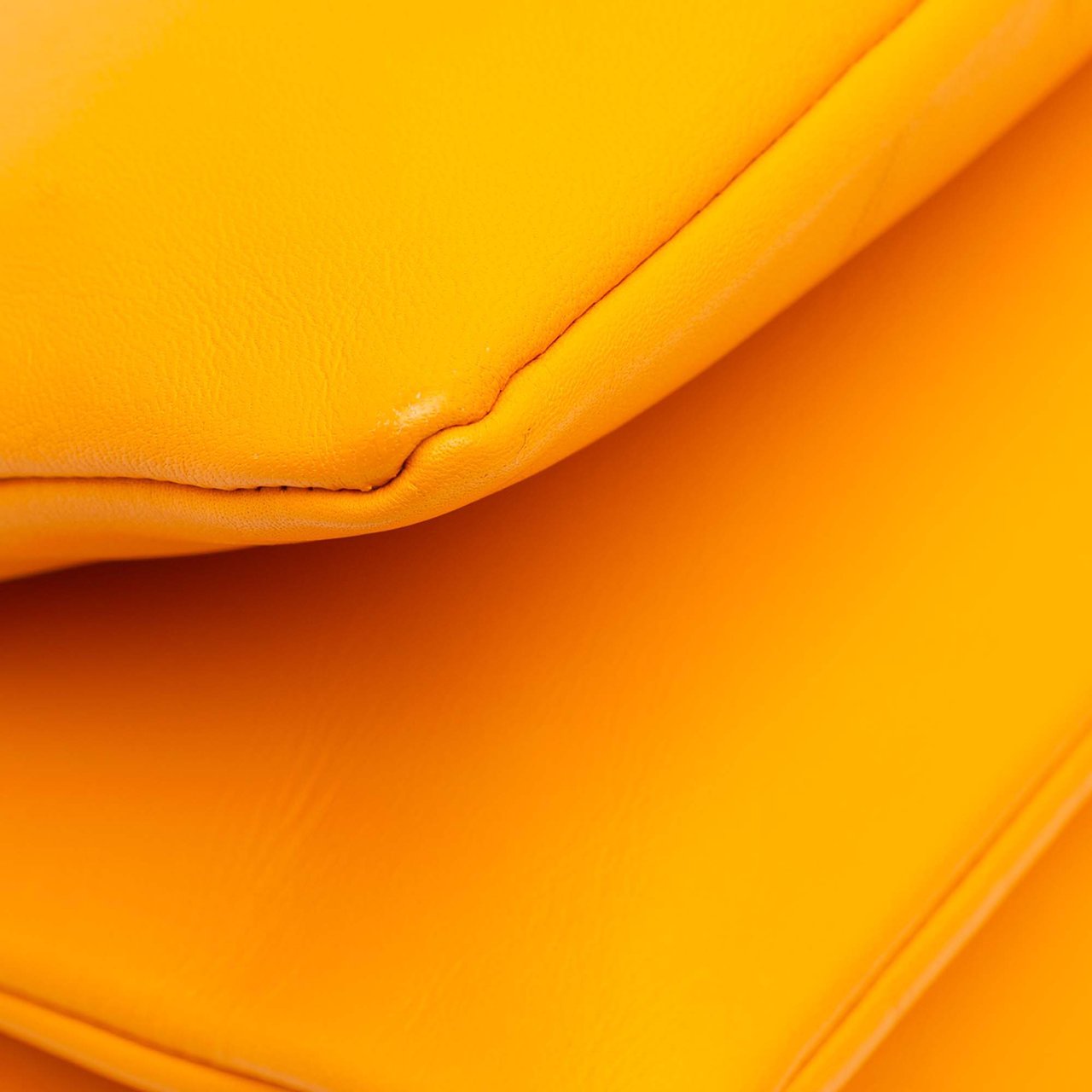 Celine Large Lambskin Trio Crossbody Oranje