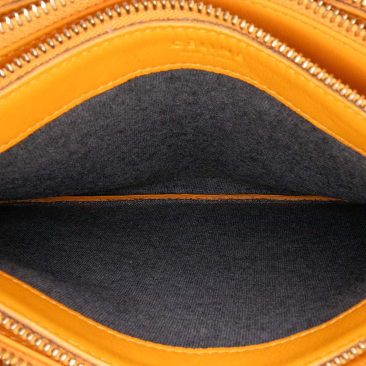 Celine Large Lambskin Trio Crossbody Oranje