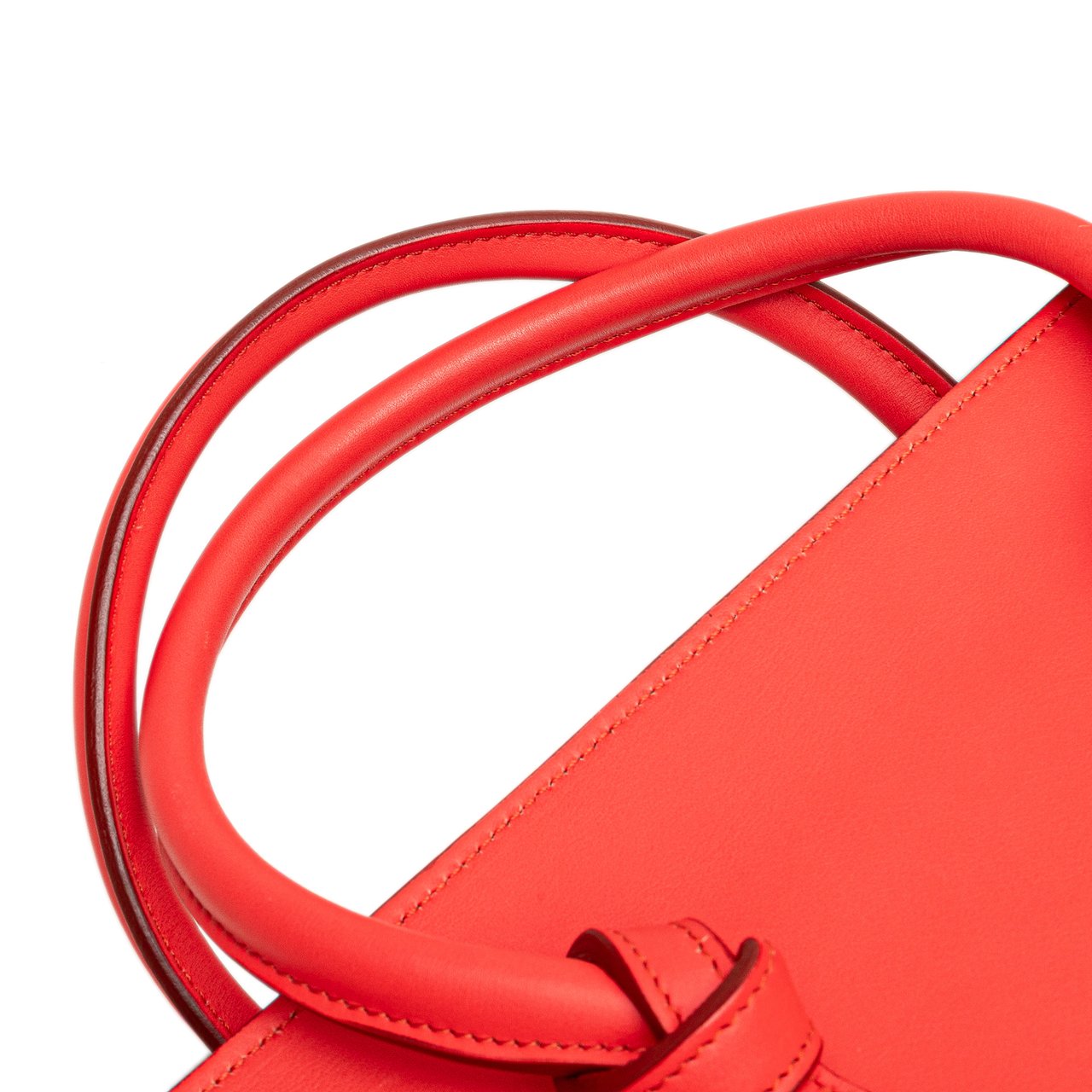 Celine Medium Smooth Calfskin Tie Knot Tote Oranje