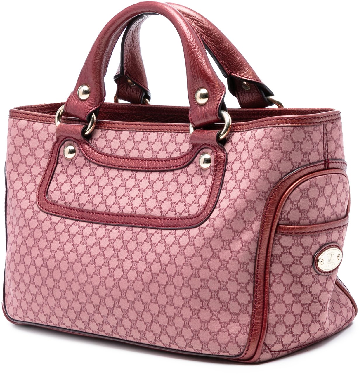 Celine Macadam Canvas Boogie Handbag Roze