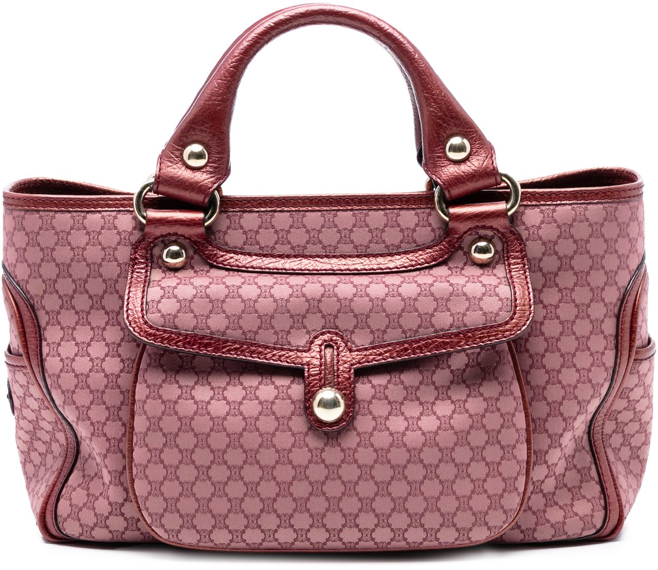 Celine Macadam Canvas Boogie Handbag Roze