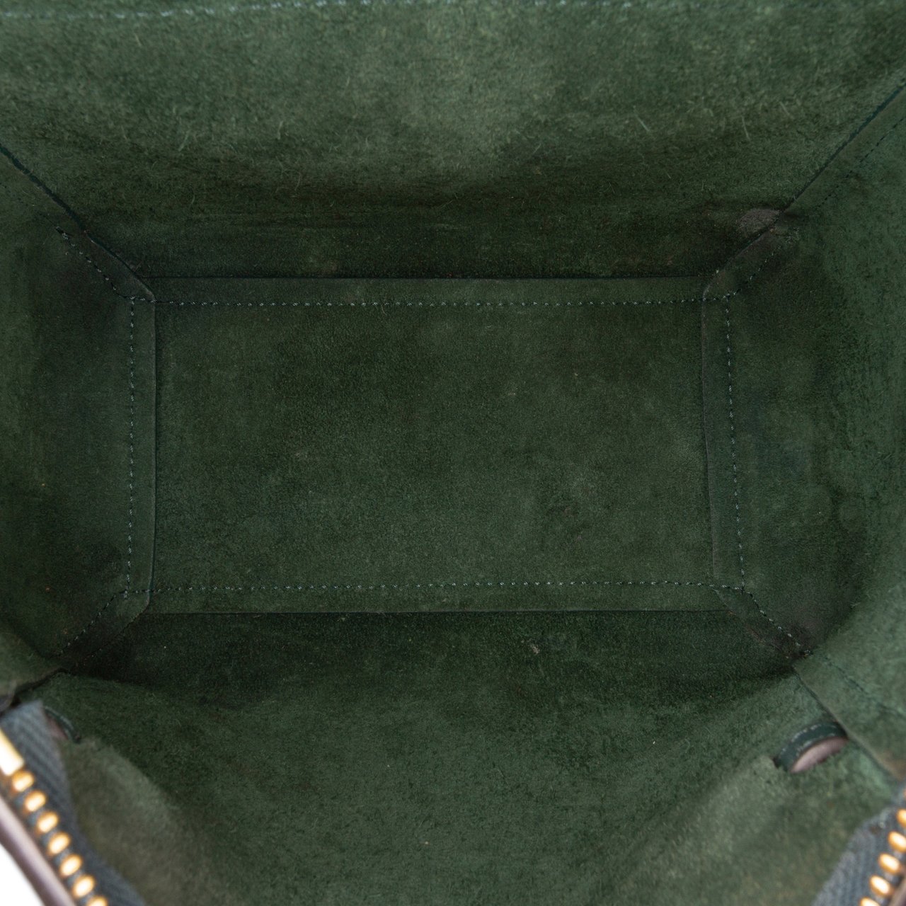 Celine Nano Grained Calfskin Belt Bag Groen