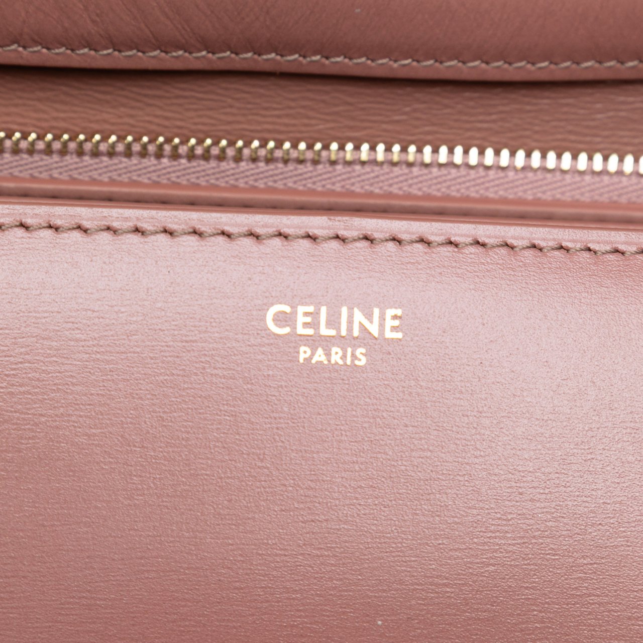 Celine Medium Calfskin Classic Box Roze