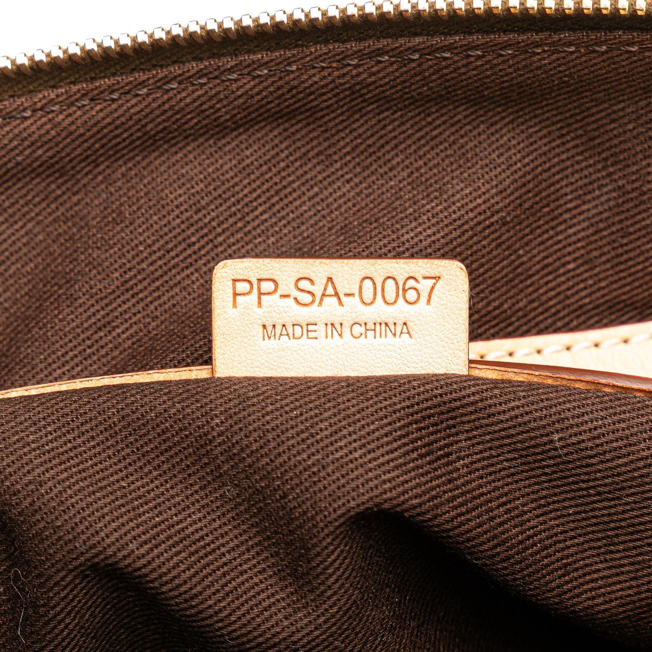 Celine Macadam Coated Canvas Dome Satchel Bruin