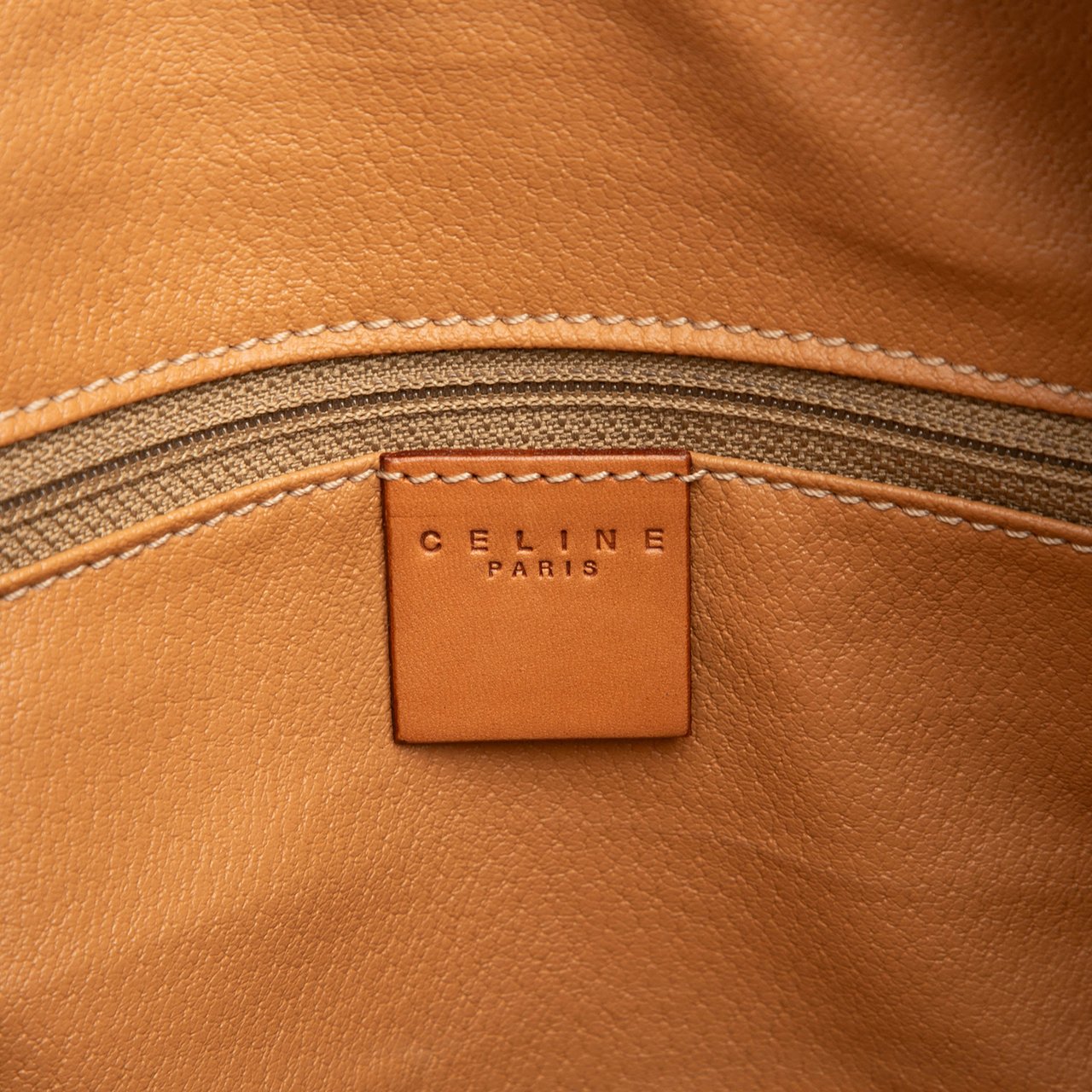 Celine Macadam Coated Canvas Travel Bag Bruin