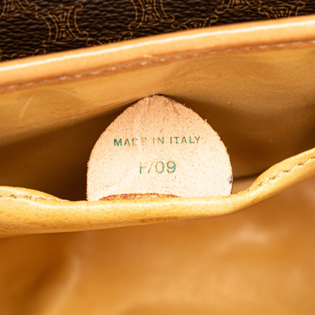 Celine Macadam Coated Canvas Crossbody Bruin