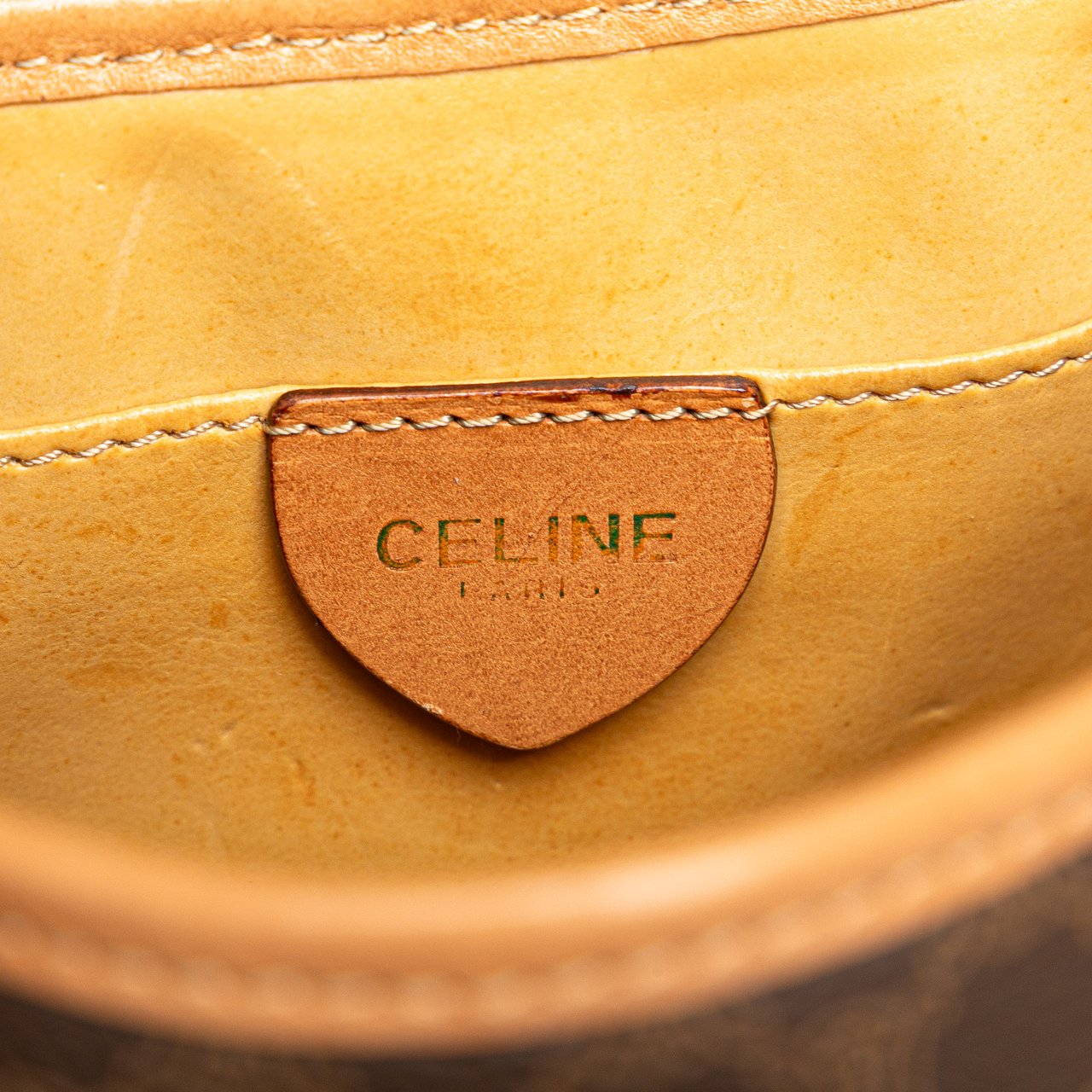 Celine Macadam Coated Canvas Crossbody Bruin