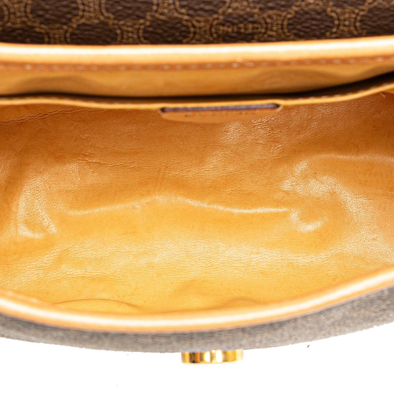 Celine Macadam Coated Canvas Crossbody Bruin