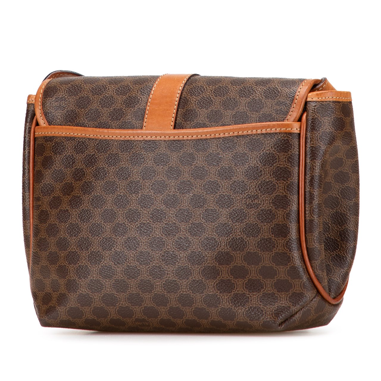Celine Macadam Coated Canvas Crossbody Bruin