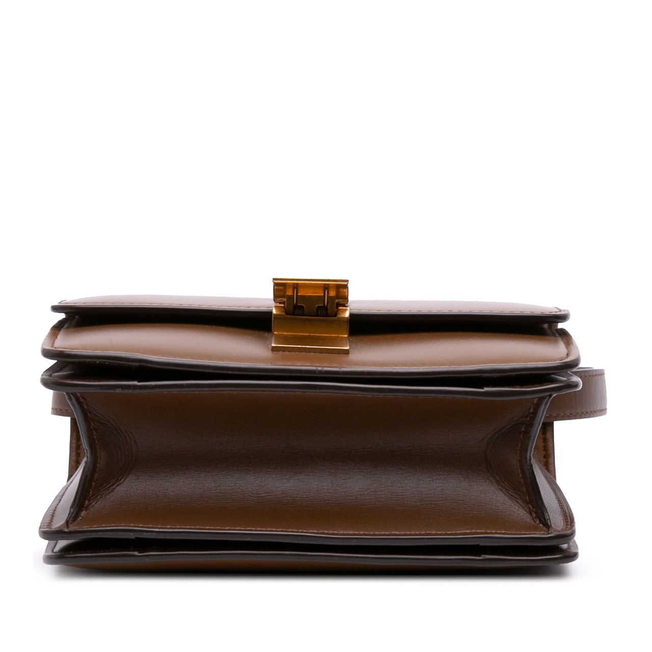 Celine Small Calfskin Classic Box Bruin