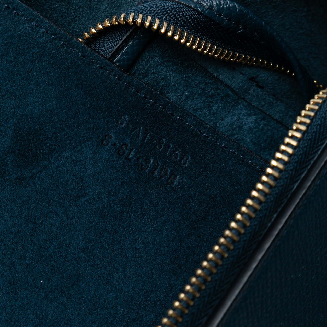 Celine Mini Grained Calfskin Belt Bag Blauw