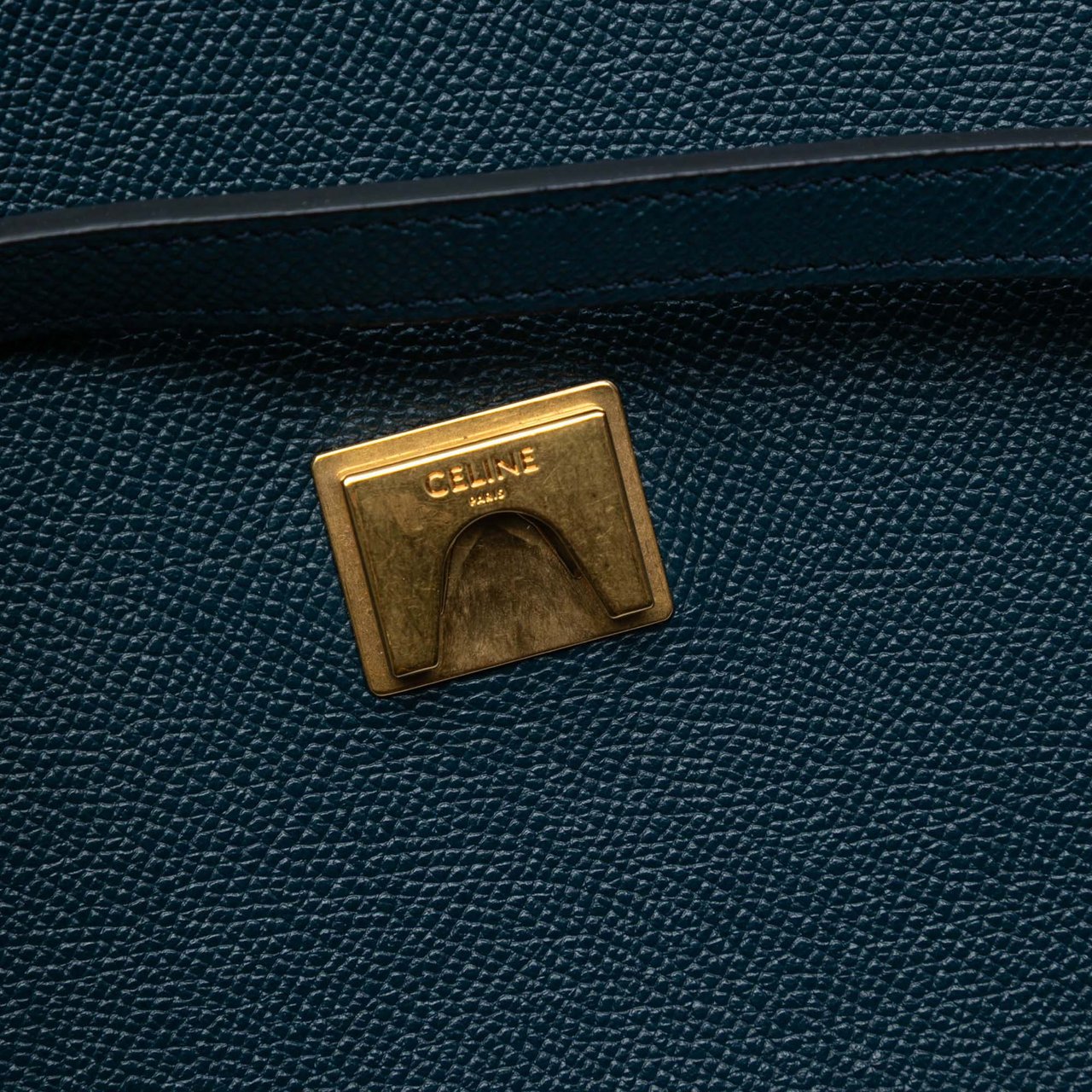 Celine Mini Grained Calfskin Belt Bag Blauw